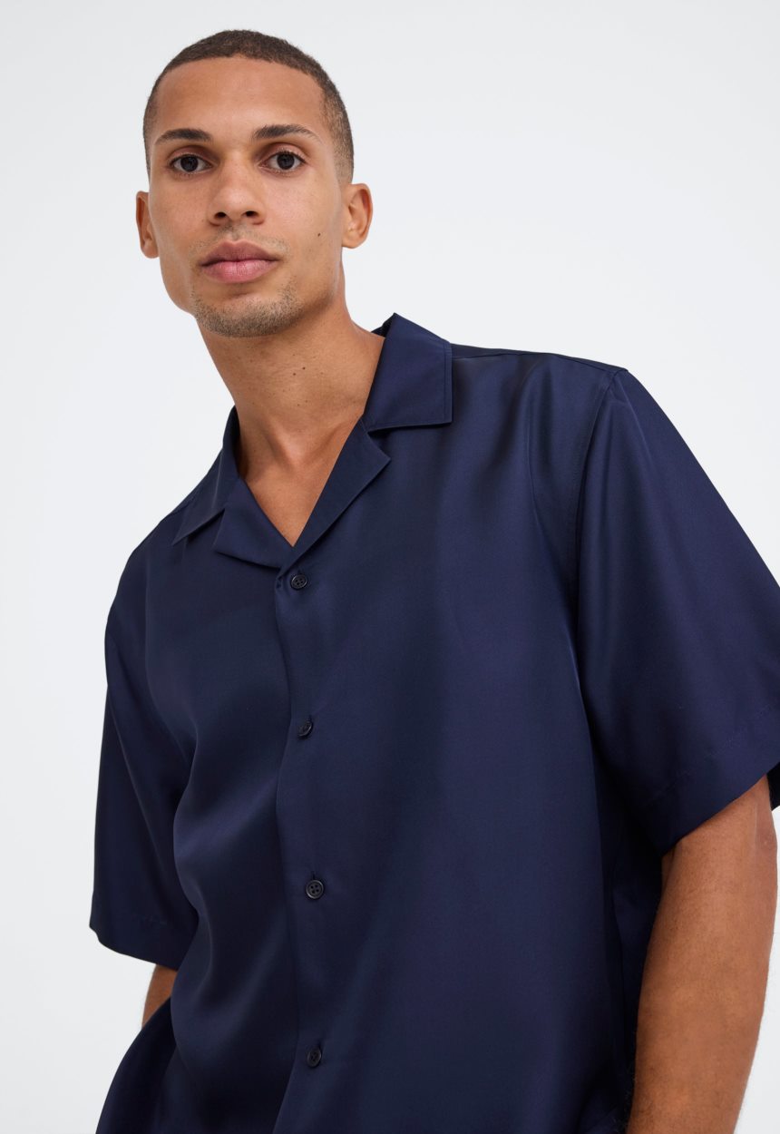 Jac + Jack Kobe Shirt - Darkest Navy